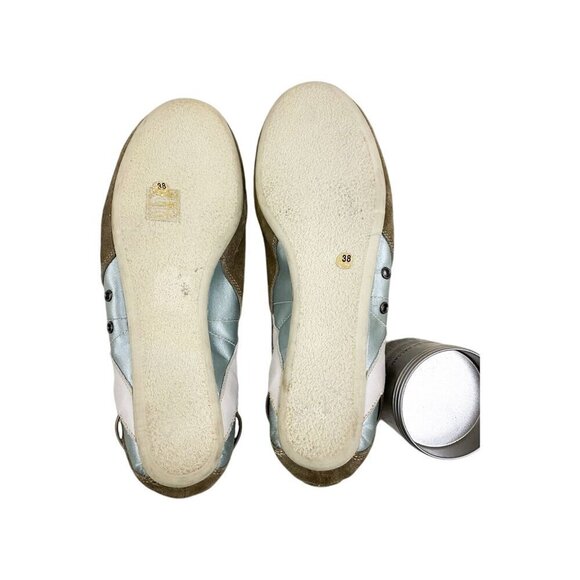 Barbara Bui Vintage lace up sneakers. Size 38 EU. Blue, white - Picture 9 of 9